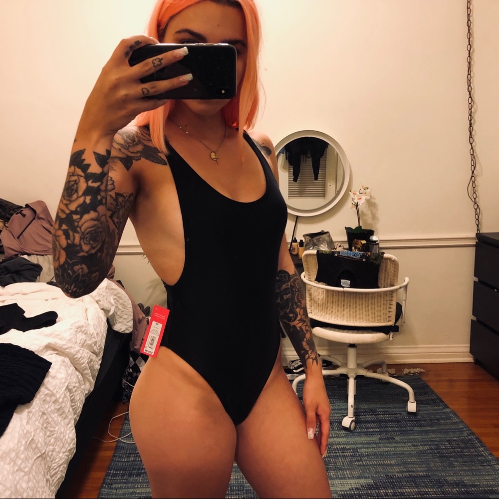 Low back one piece